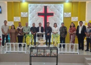 Wabup Dony Lumenta Resmikan Gereja Baptis El-Shaddai Di Desa Mogoyunggung 1