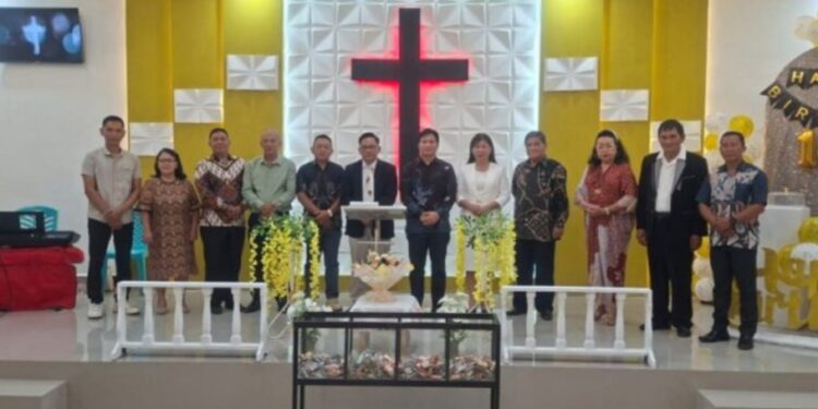 Wabup Dony Lumenta Resmikan Gereja Baptis El-Shaddai Di Desa Mogoyunggung 1