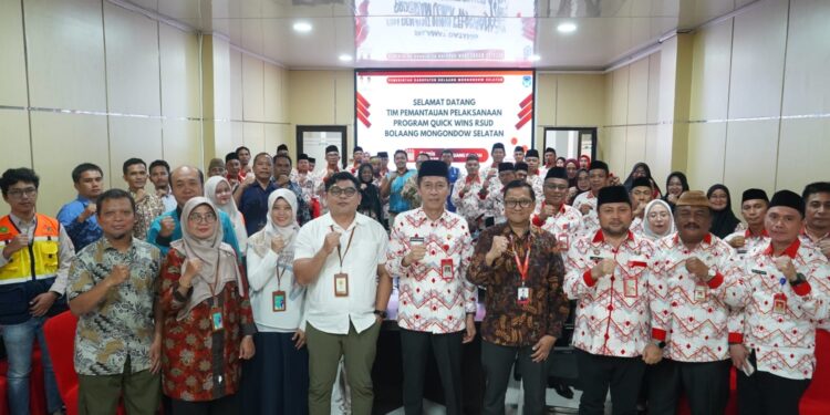 Pemkab Bolsel Terima Kunjungan Kemenko PMK dan Kemenkes, Tinjau Progres Pembangunan RSUD