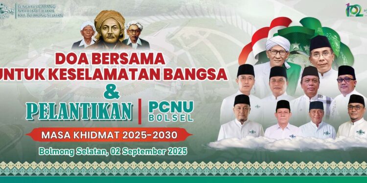 PCNU Bolsel Gelar Pelantikan Pengurus dan Doa Bersama untuk Keselamatan Negeri
