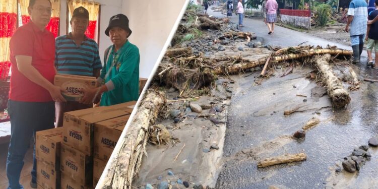 Ketua DPRD Bolmong Salurkan Bantuan Air Bersih untuk Warga Terdampak Banjir di Poigar