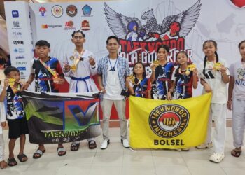 Atlet Taekwondo Bolsel Raih 13 Medali di Piala Gubernur Sulut 2025
