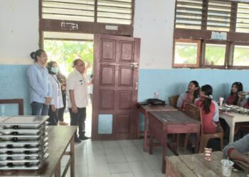 Bupati Yusra Alhabsy Hadiri Kegiatan Perdana MBG di Kecamatan Bolaang