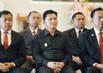 Wabup Bolmong Dony Lumenta Hadiri Pengukuhan Kepala Perwakilan BPKP Sulut