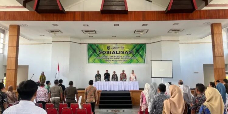 Dinas Kesehatan Bolmong Gelar Sosialisasi Cukai Dan Rokok Ilegal Di SMK Yadika Kopandakan 2