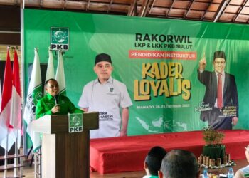 Bupati Yusra Alhabsy Buka Rakorwil DPW PKB Sekaligus Resmikan Lembaga Kaderisasi Pendidikan PKB Sulut