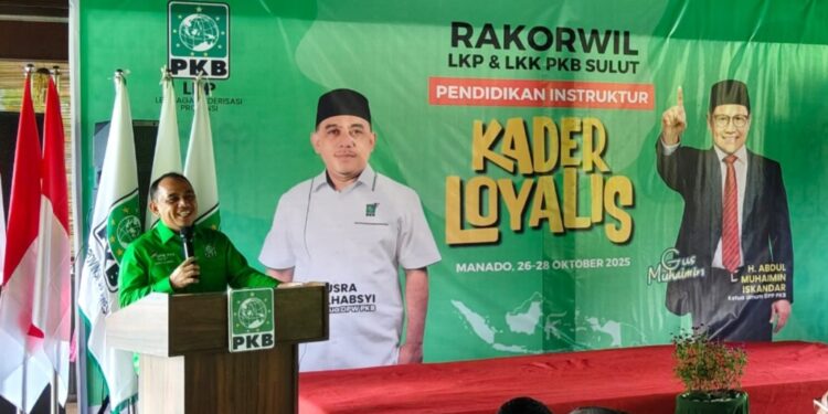 Bupati Yusra Alhabsy Buka Rakorwil DPW PKB Sekaligus Resmikan Lembaga Kaderisasi Pendidikan PKB Sulut