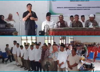 Wabup Bolmong Dony Lumenta Pimpin Pelantikan Pengurus Koperasi Produsen Perintis Tanoyan