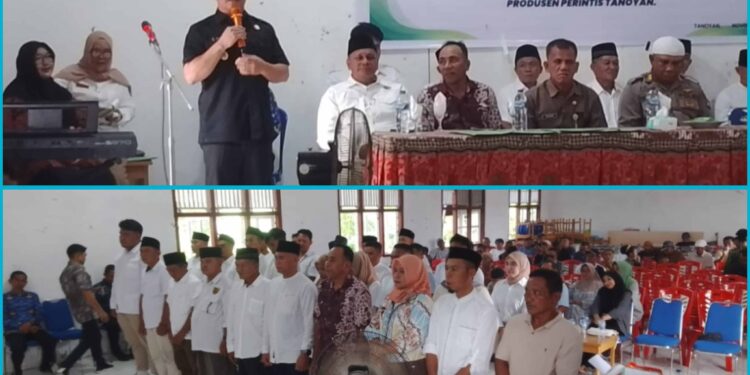 Wabup Bolmong Dony Lumenta Pimpin Pelantikan Pengurus Koperasi Produsen Perintis Tanoyan