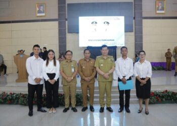 Wali Kota Weny Gaib Dampingi Wabup Jadi Saksi Pencatatan Perkawinan Masal