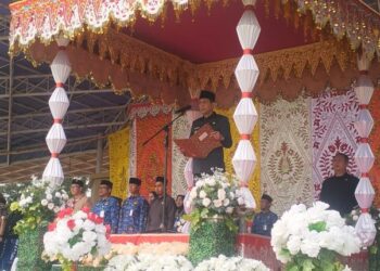 Wali Kota Kotamobagu dr. Weny Gaib, Sp.M Pimpinan Upacara Peringatan Sumpah Pemuda 2025