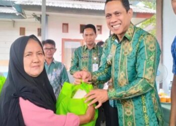 Pemkot Kotamobagu Salurkan Bantuan untuk KPM dan Balita Stunting di Kelurahan Upai