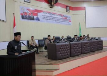 Wali Kota Bersama Wawali Hadiri Rapat Paripurna KUA-PPAS DPRD Kotamobagu