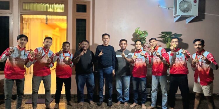 Bupati Bolsel Terima Kontingen Sepak Takraw Peraih Medali PORPROV XII Sulut 2025