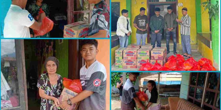 Berbagi Sembako Jumat Berkah, Bos Tambang Potolo Sasar Panti Asuhan Dan Warga Di Tanoyan-Tungoi