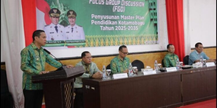 Wali Kota Weny Gaib Hadiri FGD Master Plan Pendidikan Kotamobagu