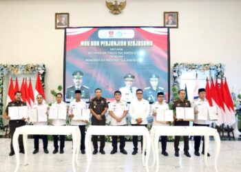 Kejati Sulut dan Pemkot Kotamobagu Teken MoU Tentang Penerapan Pidana Kerja Sosia