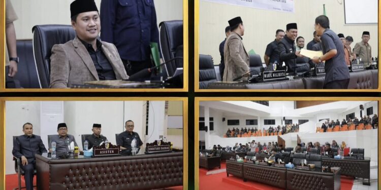 Weny Gaib Sampaikan Rancangan KUA-PPAS 2026 dalam Paripurna DPRD