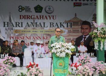 Sekda Kotamobagu Buka Porseni ASN Kemenag Sulut