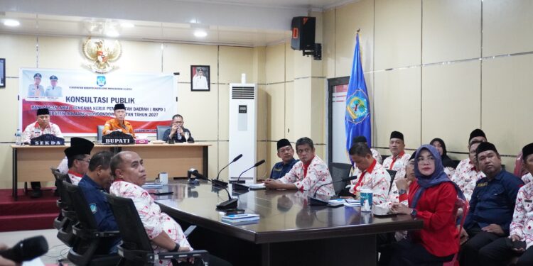 Bupati Iskandar Kamaru Buka Konsultasi Publik Ranwal RKPD 2027