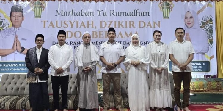 Wawali Kotamobagu Hadiri Tausiyah dan Dzikir Sambut Ramadhan 1447 H