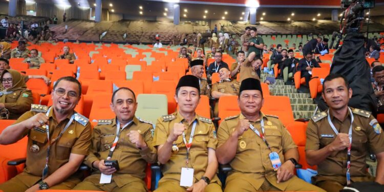 Bupati dan Wabup Bolsel Hadiri Rakornas Pemerintah Pusat dan Daerah 2026 di Bogor