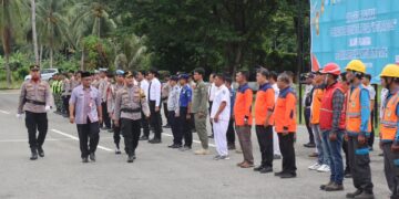 Kapolres Bolsel AKBP Kuntadi Budi Pranoto Pimpin Gelar Apel Pasukan Operasi Ketupat Samrat 2026