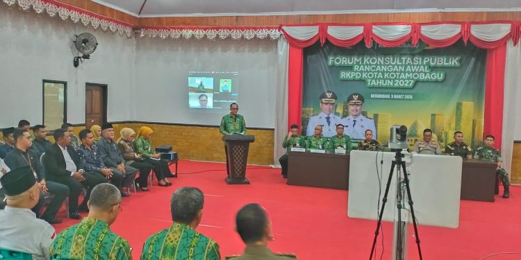 Pemkot Kotamobagu Matangkan Arah Pembangunan 2027 Lewat Forum Konsultasi Publik RKPD