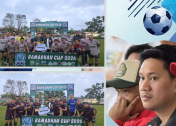 Wawali Rendy Mangkat Resmi Tutup Final Turnamen Sepakbola Fun Game Liga Ramadhan 2026