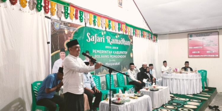 Warga Mengkang Sambut Antusias Kegiatan Safari Ramadan Pemkab Bolmong
