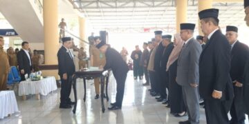 Yusradon Rotasi Pejabat Eselon II di Lingkungan Pemkab Bolmong,Ini Nama-nama Pejabat Yang Dilantik;