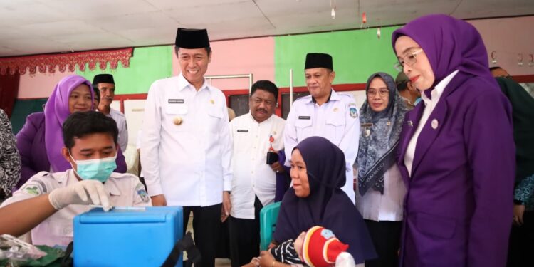 Bupati Bolsel Tinjau Pelaksanaan Posyandu 6 SPM di Desa Toluaya