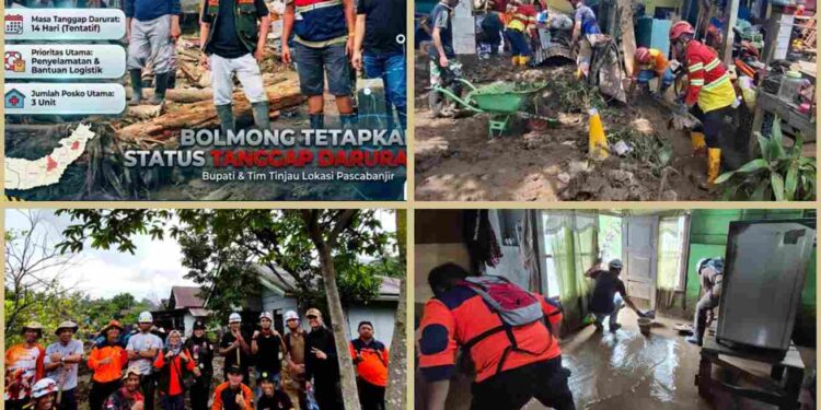 Pemkab Bolmong Tetapkan Status Tanggap Darurat Bencana Banjir Selama 14 Hari Di Sejumlah Wilayah