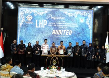 Bolsel Raih WTP ke-12 Kali Berturut-turut, Bupati Iskandar Kamaru Hadiri Penyerahan LHP LKPD 2025