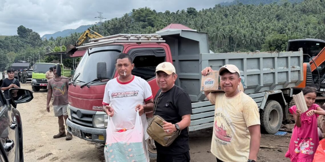 Demi Aksi Kemanusiaan Govaldi Bonde Salurkan Bantuan Kepada Warga Solimandungan