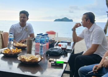Kasat Reskrim Polres Bolmong IPTU Hardi Yanto Daeng.Gelar Pertemuan Dengan Jurnalis Bolmong