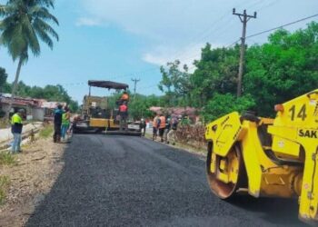 Jalan Buntalo Di Perbaiki Bukti Nyata Yusradon Penuhi Janji Kepada Rakyat