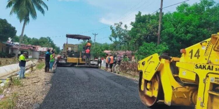 Jalan Buntalo Di Perbaiki Bukti Nyata Yusradon Penuhi Janji Kepada Rakyat