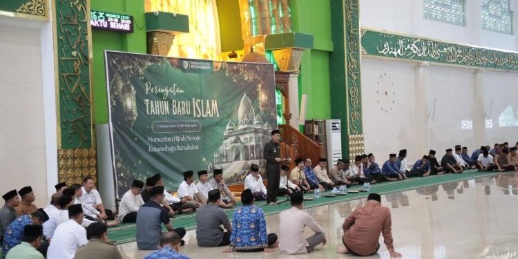 Wali Kota dan Wakil Wali Kota Kotamobagu Hadiri Tahun Baru Islam 1 Muharram 1448 Hijriah