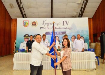 Konny Balamba Resmi Pimpin PWI Kotamobagu, Bawa Semangat Baru Organisasi