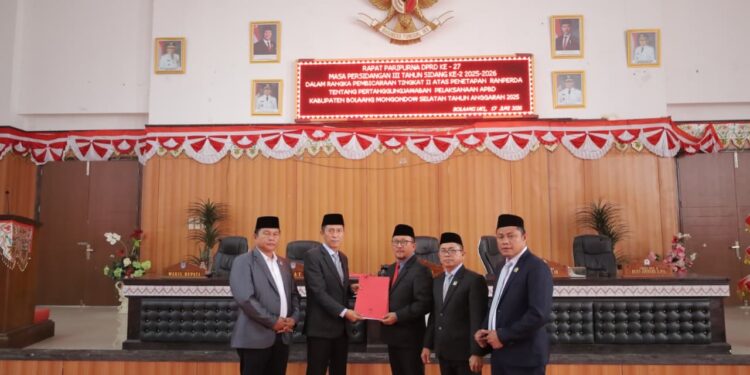 DPRD Bolsel Gelar Rapat Paripurna Ranperda Anggaran 2025