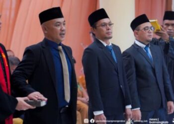 Direksi Perumda Tirta Bukaka dan Perumda Gadasera Resmi Di Lantik Bupati Yusra Alhabsy