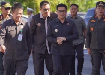 Wabup Bolmong Dony Lumenta Hadiri Upacara Peringatan Hari Bhayangkara ke-80 di Mapolres Bolmong