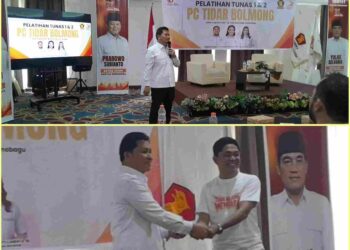 Buka Pelatihan TIDAR,Wabup Bolmong Dony Lumenta Serahkan Bantuan Permodalan Kepada Pelaku UMKM TIDAR