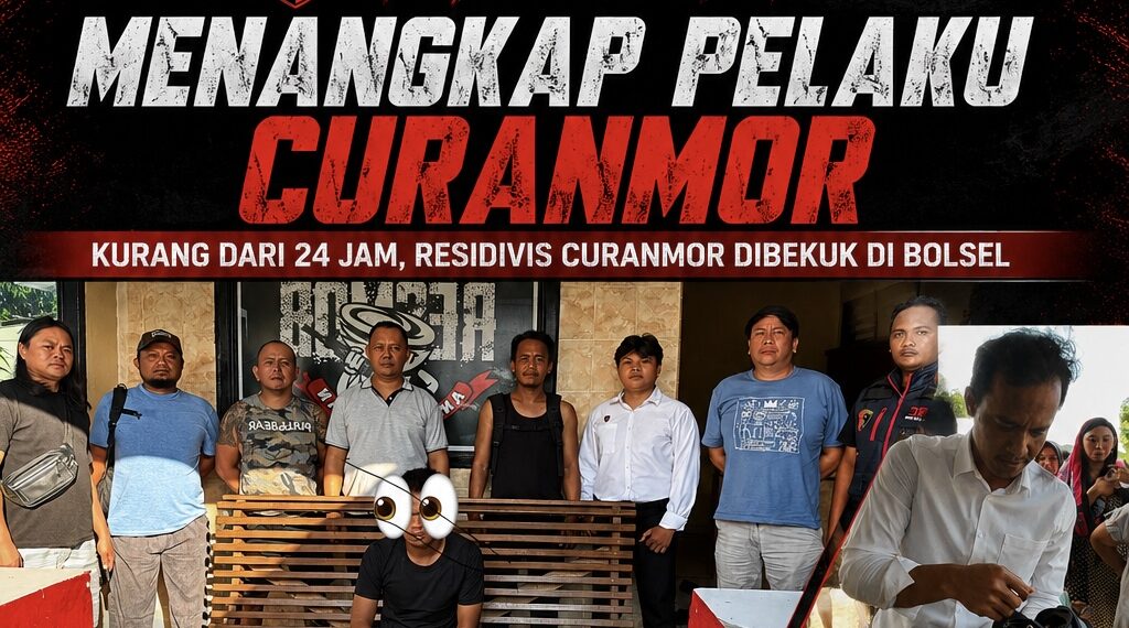 Kurang dari 24 Jam, URC Resmob Angin Selatan Ringkus Residivis Curanmor