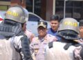Kapolres Kotamobagu Cek Latihan Dalmas, Pastikan Personel Siap Hadapi Situasi Darurat