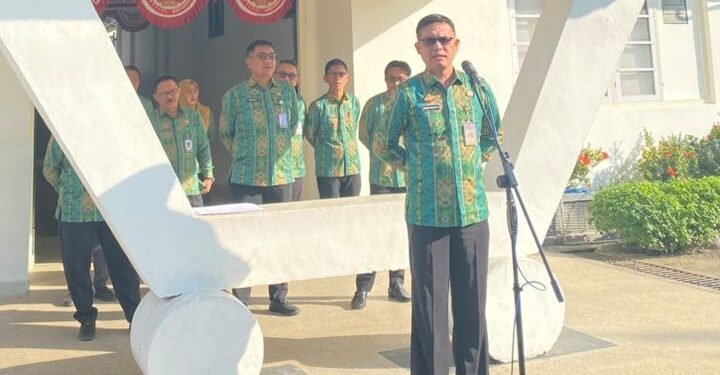 Bahasa Mongondow Bergema di Apel Pagi Pemkot Kotamobagu