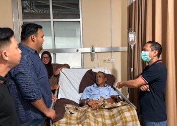 Wali Kota Kotamobagu dan Ketua TIDAR Sulut Jenguk Korban Drag Race