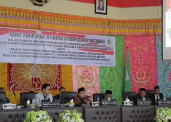 Wakil Walikota Kotamobagu Ikuti Pidato Kenegaraan Presiden