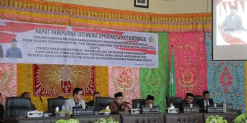Wakil Walikota Kotamobagu Ikuti Pidato Kenegaraan Presiden